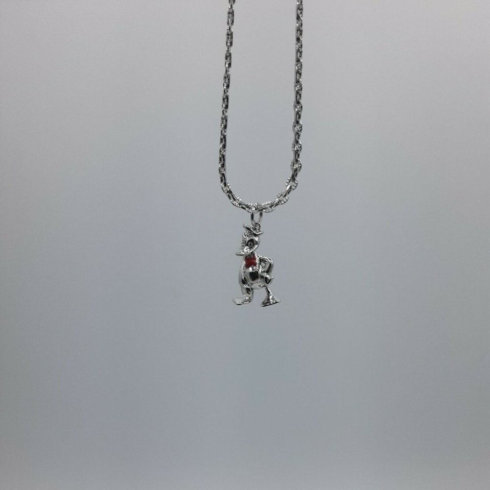 Disney x Coach Silver Donald Duck Necklace - 89801 - Picture 6 of 10
